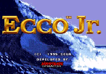 Ecco Jr screen shot title